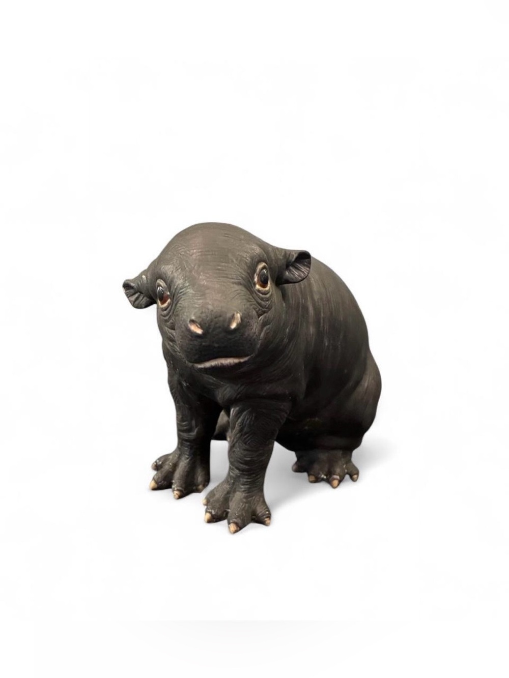 Lenox 6” Porcelain Pygmy Hippo. (Has a slight chip on the right ear) $11